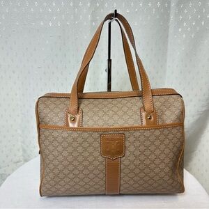 Authentic Celine Macadam Top Handle PVC Leather
